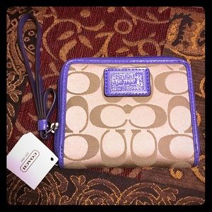 Authentic Coach Daisy Signature Sateen Wallet
